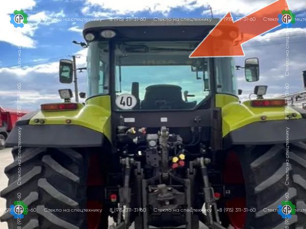 Стекло заднее для CLAAS AXION для CLAAS ARES, ARION, CLAAS AXION 840