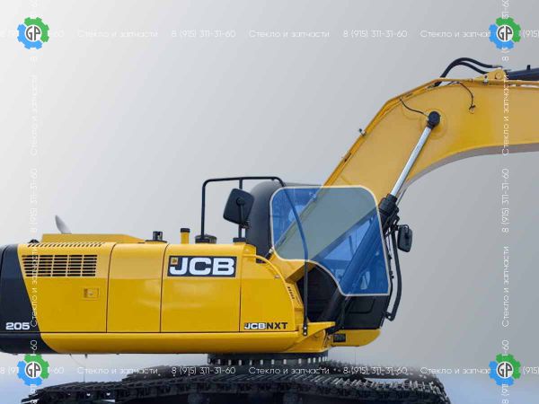 336/E9141, Стекло правой стороны кабины JCB JS205 для JCB JS 205LC (2017 год)