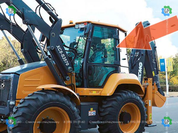 Стекло  левой двери XCMG XC8-S2570(S3570) для XCMG XC8-S2570