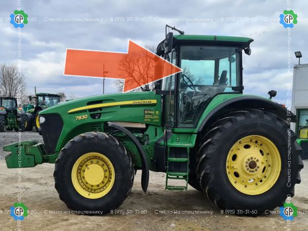 R537493, Стекло левой двери для трактора JOHN DEERE для JOHN DEERE 8430