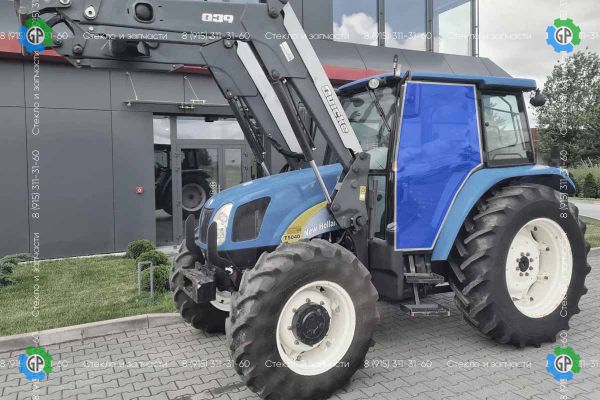 Стекло левой двери для NEW HOLLAND T5040