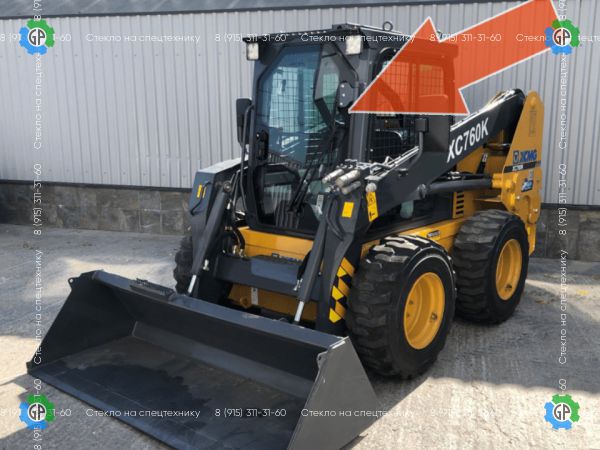 Стекло лобовое для Минипогрузчика XCMG для XCMG XC760K
