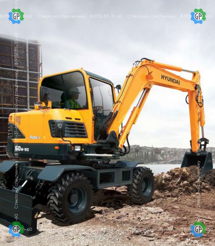 Колёсный мини-экскаватор Hyundai Robex 60W-9s