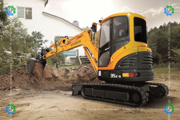 Гусеничный мини-экскаватор Hyundai Robex 35Z-9