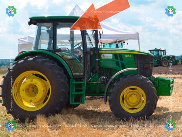 SU27089, Стекло правой двери для трактора JOHN DEERE для JOHN DEERE 6110b